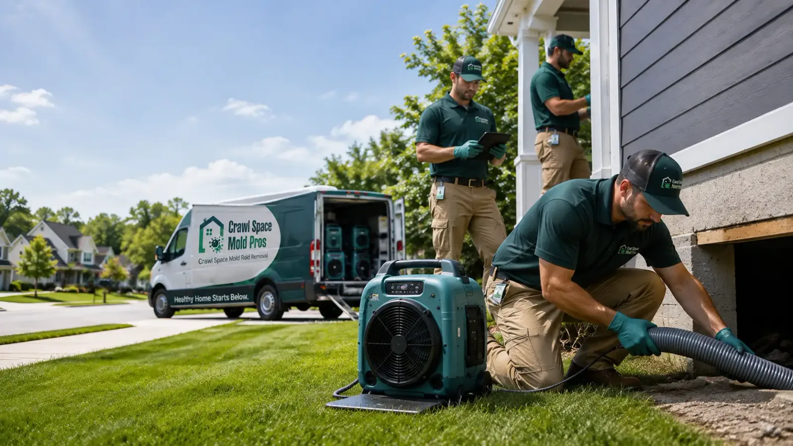 Crawl Space Mold Removal in Wisconsin Rapids, WI